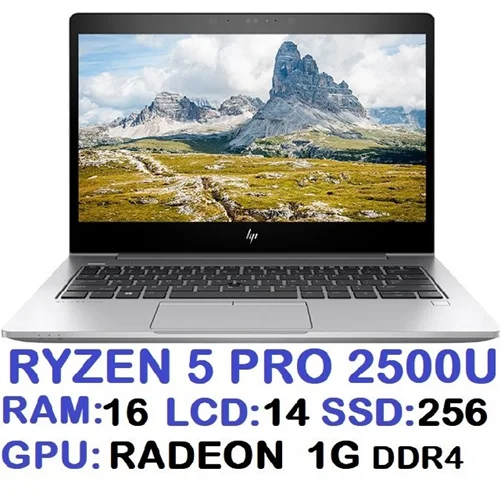 لپ تاپ استوک وارداتی HP 745 G5 با پردازشگر RYZEN 5 رم16 گرافیک AMD 1G با LED 14