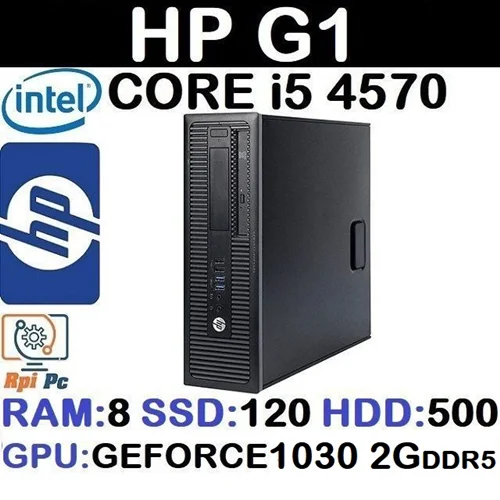 کیس استوک اچ پی4570 HP G1  Core i5 رم 8 هارد HDD 500 + SSD 120 گرافیکGEFORCE 1030 2G DDR