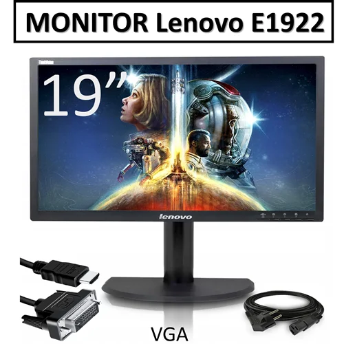 مانیتور لنوو استوک ThinkVision E1922 سایز 19 اینچ