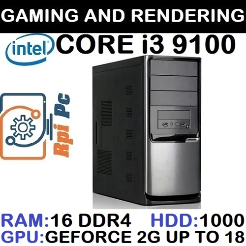 سیستم گیمینگ GAMING PC CORE i3 9100 | RAM 16 | GEFORCE 710