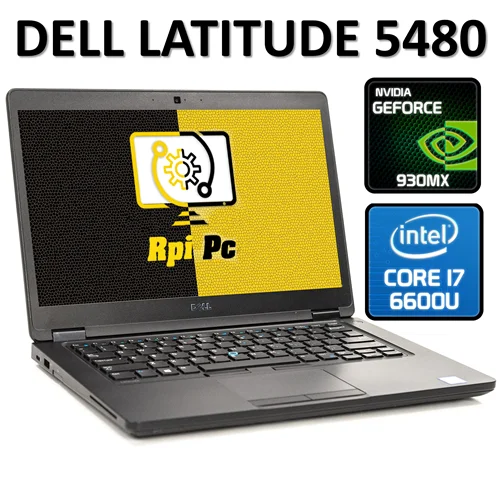 لپ تاپ دل استوک گرافیکدار مهندسی طراحی رندر گیم نسل 6 LAPTOP DELL LATITUDE 5480/Core i7 6600U/8/256G SSD/GEFORCE 2G