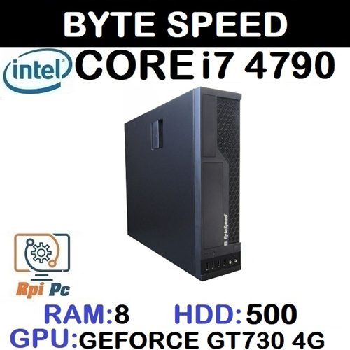 کیس استوک ByteSpeed با پردازشگر Core i7 نسل 4 رم 8DDR3 هارد 500G گرافیک GEFORCE 4G