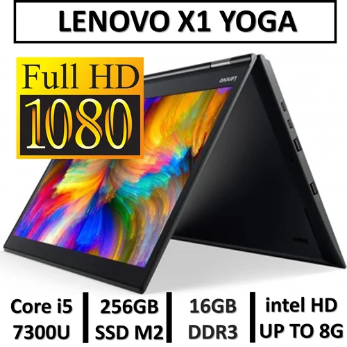 لپ تاپ لنوو استوک LENOVO THINKPAD X1 YOGA X360 Core i5 7300/16/SSD256