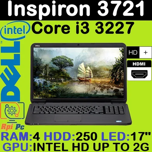 لپ تاپ استوک دل LAPTOP DELL INSPIRON 3721 | Core i3-3227 | RAM 4