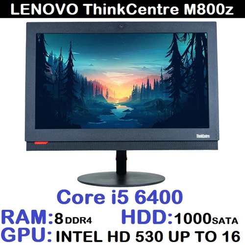 آل این وان لنوو مهندسی طراحی22 اینچ ALLINONE LENOVO ThinkCentre M800zA Core i5 6500