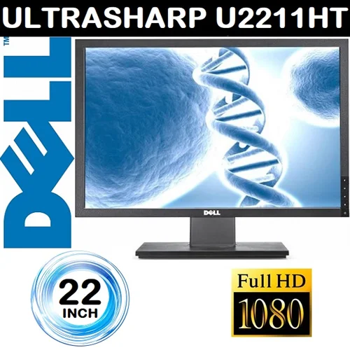 مانیتور 22اینچ استوک وارداتی MONITOR  LCD DELL U2211HT/22 INCH FULL HD