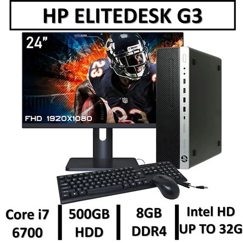 مینی کیس اچ پیintel Core i7 6700 استوک نسل ششم MINI CASE HP  G3/intel Core i7 6700/8GB DDR4 /HDD 500G