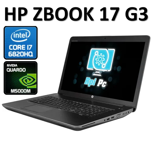 لپ تاپ استوک ورک استیشن اچ پی زد بوک گرافیکدار رندر گیم تدوین نسل 6/ LAPTOP HP WORKSTATION ZBOOK 17 G3/Core i7 6820HQ/32/512 SSD/QUARDO 8GDDR5