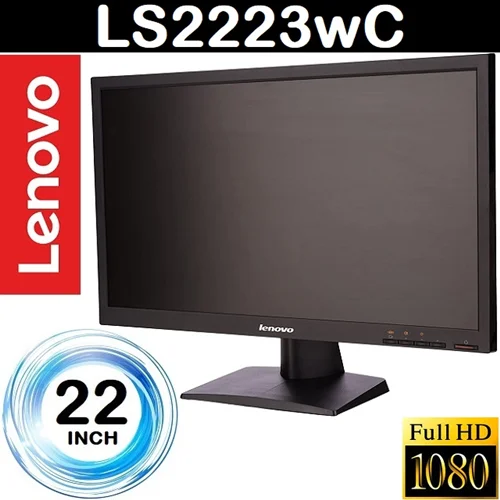 مانیتور استوک وارداتی 22 اینچ لنوو LED LENOVO LS2223WC 22 INCH FULL HD