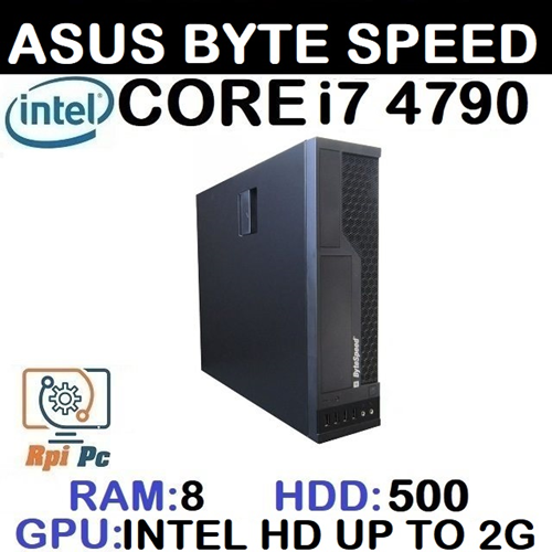 کیس استوک Asus Bytespeedبا پردازشگر Core i7 نسل 4 رم 8DDR3 هارد 500G گرافیک اینتل