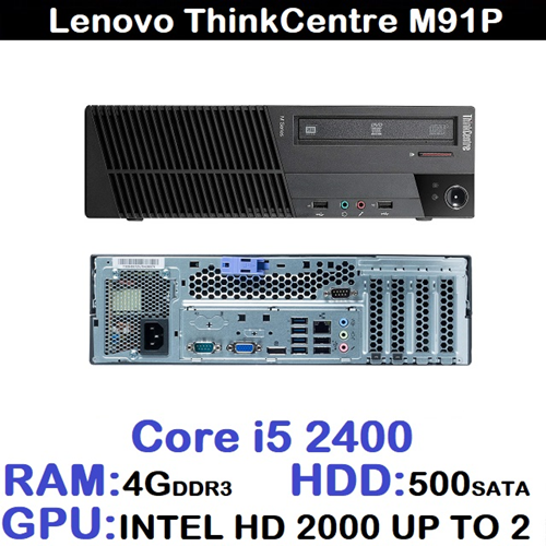 مینی کیس لنوو حسابداری مهندسی طراحی  MINI CASE lenovo ThinkCentre M91p Core i5 2400