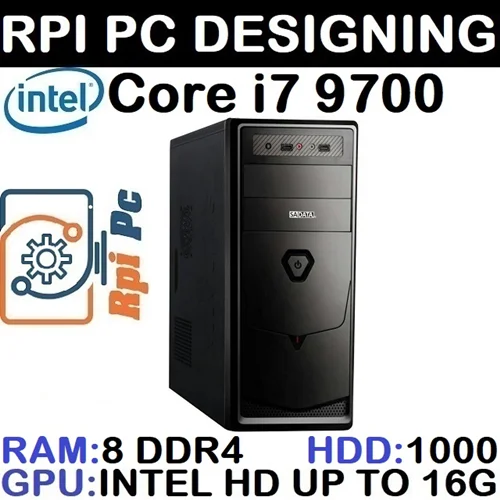 سیستم رندرینگ  مهندسی آکبند یکسال گارانتی RENDERING PC CORE i7 9700 | RAM 8