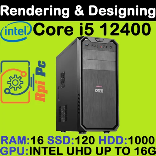 سیستم رندرینگ RENDERING PC CORE i5 12400 | RAM 16 نسل 12
