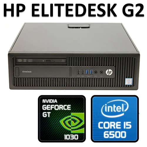 مینی کیس اچ پی استوک نسل ششم  گرافیکدار مهندسی طراحی رندر HP G2/Core i5 6500/RAM 8/SSD 120/HDD 500/GEFORCE GT 1030
