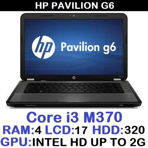 لپ تاپ استوک اچ پی LAPTOP HP PAVILION G7 | Core i3 | RAM 4