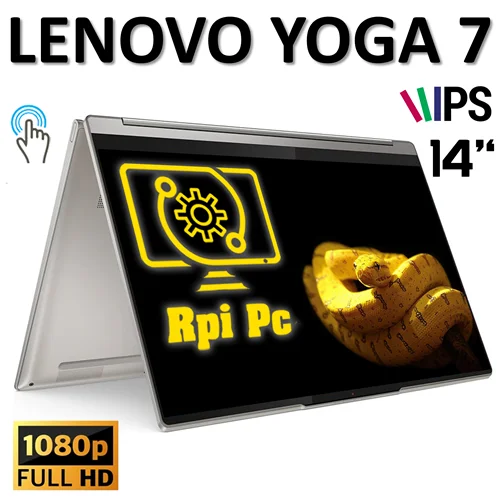 لپ تاپ استوک لنوو  یوگا لمسی تبتشو فیلیپ 360 درجه چرخشی نسل 11 مهندسی طراحی رندر   LENOVO YOGA 7 TOUCH/Core i5 1135G7/RAM 12 DDR4/256 SSD