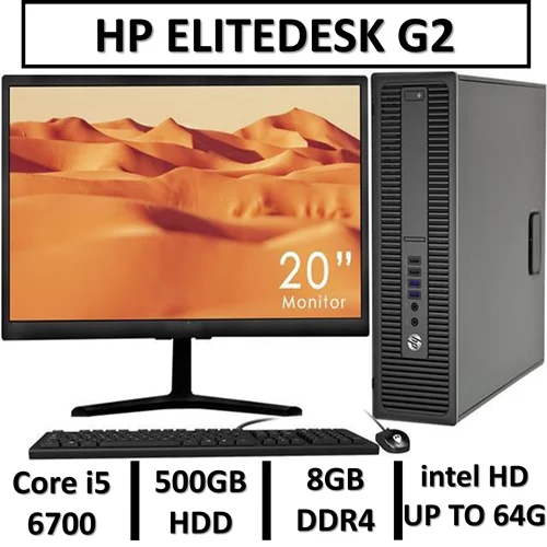 مینی کیس اچ پیintel Core i7 6700 استوک نسل هفتم MINI CASE HP G2/intel Core i7 6700/RAM 8G DDR4/500GB