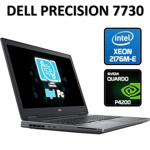 لپ تاپ دل استوک ورک استیشن رندر تدوین گیم سنگین  LAPTOP DELL PRECISION 7730/XEON E-2176M/32GB/512GB SSD M2/ GPU QUARDO 8G DDR5