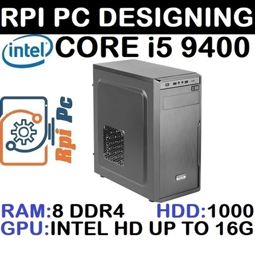 سیستم  مهندسی طرحی آکبند یکسال گارانتی RENDERING PC CORE i5 9400 | RAM 8