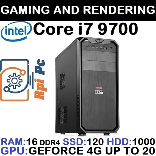 سیستم گیمینگ GAMING PC CORE i7 9700F | RAM 16 | GT 730