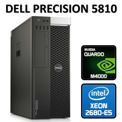کیس ورک استیشن استوک دل غول رندر تدوین DELL PRECISION 5810/XEON E5-2680V4/RAM 64/256 SSD/3TB /QUARDO M4000 8GB