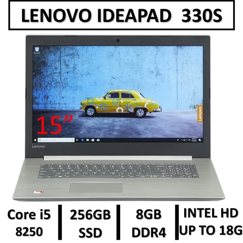لپ تاپ استوک لنوو مدل LAPTOP LENOVO IDEAPAD 330S | INTEL Core i5-8250U | 8GB RAM DDR4 | 256GB SSD | 15.6'' FHD