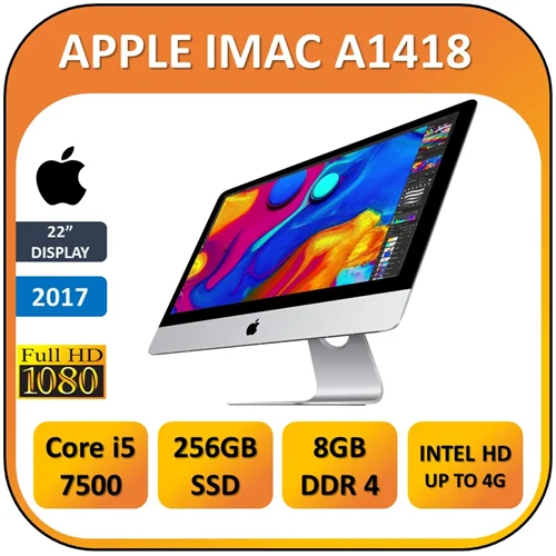 آل این وان استوک اپل آی مک مدل  2017      iMac A1418 Core i5 7500 RAM 8 DDR4  SSD 256